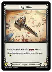 Rakuten - 【FLESH AND BLOOD】(Cold Foil) High Riser [R](HVY049)◇