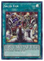 【遊戯王 英語版】Sales Ban(S)(1st)(発禁令)◇シークレットレア