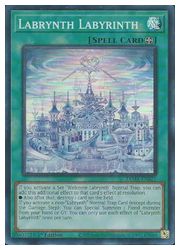 【遊戯王 英語版】Labrynth Labyrinth(SR)(1st)(白銀の迷宮城)◇スーパーレア