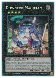 Rakuten - 【遊戯王 英語版】Downerd Magician(PCR)(1st)(ダウナード・マジシャン)◇