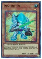 【遊戯王 英語版】Deskbot 001(U)(1st)(ブンボーグ001)107◇ウルトラレア