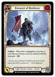 【FLESH AND BLOOD】(Rainbow Foil) Banneret of Resilience [R](DTD054)◇