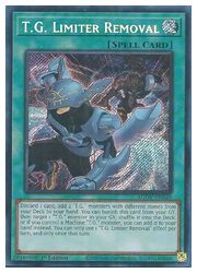 【遊戯王 英語版】T.G. Limiter Removal(S)(1st)(TG-ブレイクリミッター)◇シークレットレア(3)