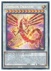 【遊戯王 英語版】Crimson Dragon(S)(1st)(赤き竜)◇シークレットレア
