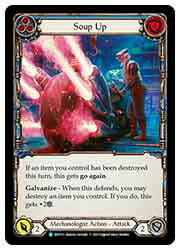 【FLESH AND BLOOD】(Rainbow Foil) Soup Up [青][R](EVO113)◇