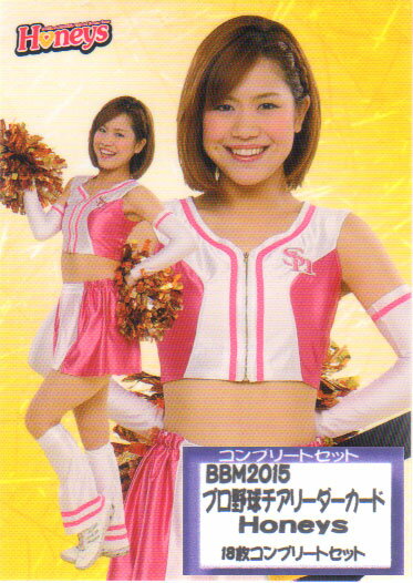 BBM2015 プロ野球チアリーダーカード-華・舞- Honeys（福岡ソフトバンクホークス） レギュラーカードコンプリートセット