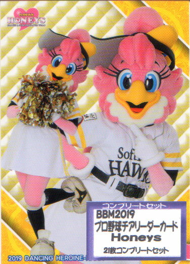 BBM2019 プロ野球チアリーダーカード-華・舞- Honeys（福岡ソフトバンクホークス） レギュラーカードコンプリートセット