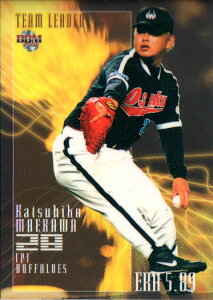 BBM2002 ベースボールカード プレビュー チーム最優秀防御率選手 No.E7 前川勝彦