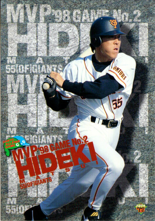 BBM1999 オールスターセット レギュラーカード(大判カード) No.A68 松井秀喜