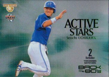 BBM2009 BACK TO THE 80's アクティブスターズ 200枚シリアル入りパラレルカード No.AS4 内川聖一