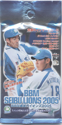 BBM2005 西武ライオンズ未開封パック
