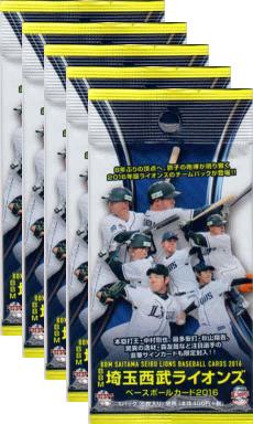 乐天商城 - BBM2016 西武ライオンズ未開封5パックセット