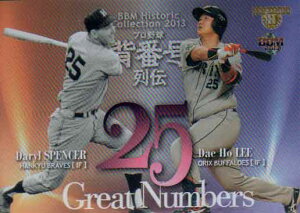 BBM2013 プロ野球背番号列伝 Great Numbers No.GN07 スペンサー/李大浩