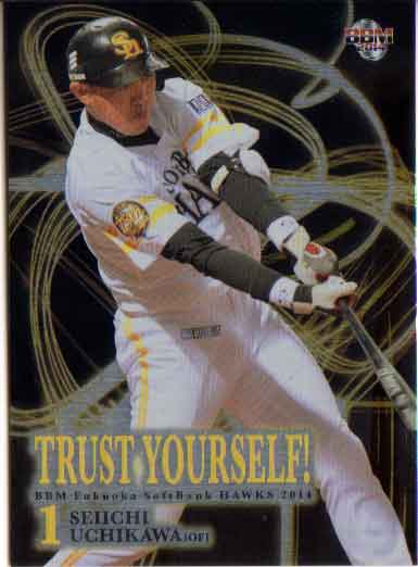 BBM2014 福岡ソフトバンクホークス TRUST YOURSELF No.TY7 内川聖一