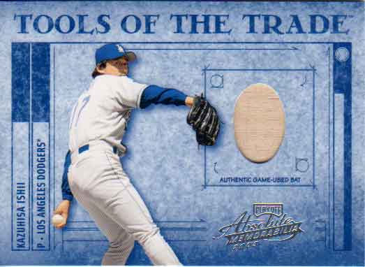 棒球 - 石井一久 2003 Playoff Absolute Memorabilia Tool of the Trade Bat Card/250 Kaz Ishi