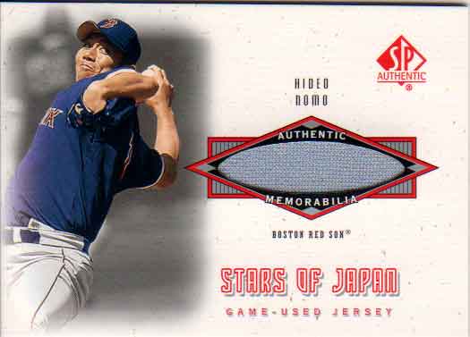 野茂英雄 2001 Upper Deck Sp Authentic Star of Japan Jersey Card Hideo Nomo