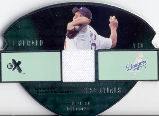 野茂英雄 2003 Fleer E-X Emerald Essentials Jersey Card /175 Hideo Nomo