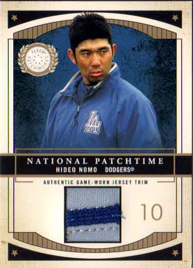 野茂英雄 2003 Fleer Patchworks Patch Card /200 Hideo Nomo