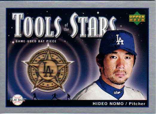 野茂英雄 2004 Upper Deck Tools Stars Bat Card Hideo Nomo