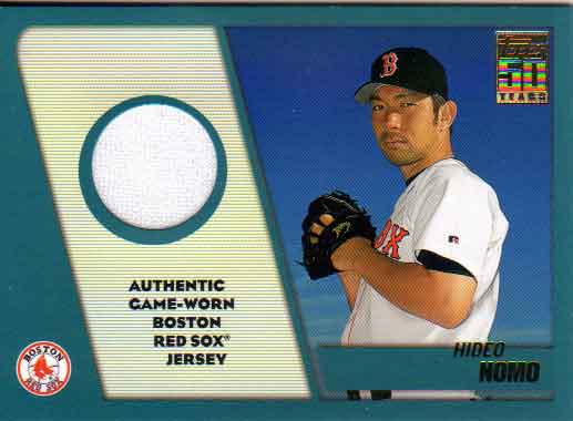 野茂英雄 2001 Topps Jersey Card Hideo Nomo