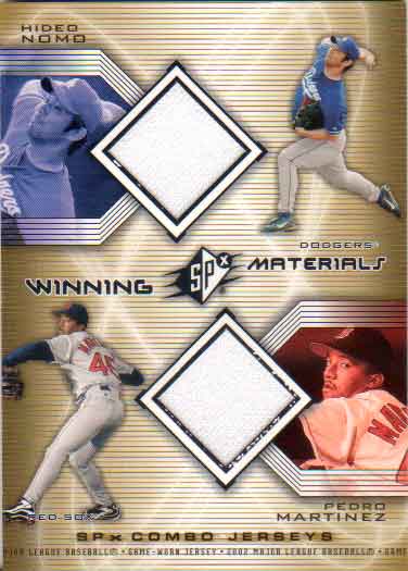 野茂英雄 2002 Upper Deck SPx Jersey Card Hideo Nomo