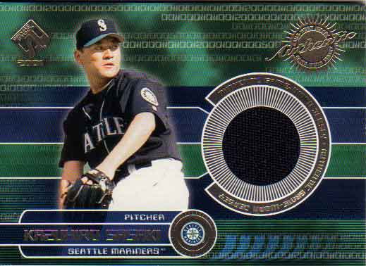 佐々木主浩 2001 Pacific Authentic Game Jersey Card Kazuhiro Sasaki