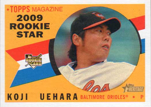 上原浩治 2009 Topps Heritage Rookie Card Koji Uehara