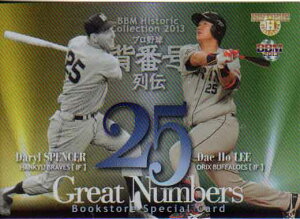 BBM2013 プロ野球背番号列伝 プロモーションカード カードNo.BS07 スペンサー/李大浩