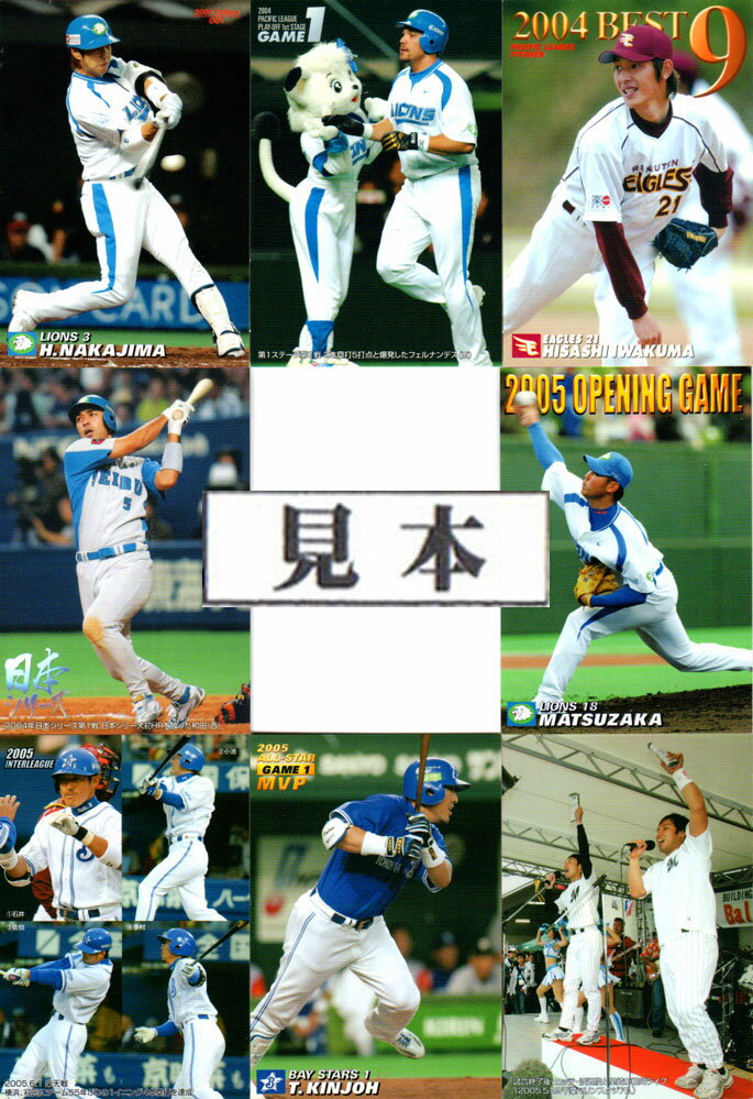 Professional Wrestling - カルビー2005 プロ野球チップス 第一弾 プレーオフ・ベストナイン・日本シリーズカード