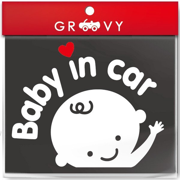 赤ちゃん 子供 乗ってます baby in car 