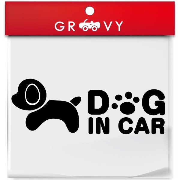 DOG IN CAR ver2  XebJ[ Ă܂  Gu V[ fJ[  ~[ KX ANZT[ uh AEghA ObY G   