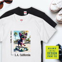 犬 tシャツ 半袖 スムースコート チワワ ブラック スケボー 西海岸 スクエア メンズ レディース ユニセックス 夏 海 ビーチ ハワイ リゾート フェス か...