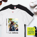 愛犬 Tシャツ 犬 ラブラドールレトリバー チョコ バイク 西海岸 スクエア プリント 半袖 服 プレゼント 誕生日 父の日 母の日 敬老の日 ギフト メンズ レディース カジュアル 大きい サイズ 有り ブランド シンプル 白 黒 アウトドア