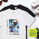 愛犬 Tシャツ 犬 パグ フォーン バイク 西海岸 スクエア プリント 半袖 服 プレゼント 誕生日 父の日 母の日 敬老の日 ギフト メンズ レディース カジ...