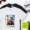 愛犬 Tシャツ 犬 サモエド さもえど バイク 西海岸 スクエア プリント 半袖 服 プレゼント 誕生日 父の日 母の日 敬老の日 ギフト メンズ レディース ...