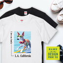 愛犬 Tシャツ 犬 イタリアン グレーハウンド ブルー サーフィン 西海岸 スクエア プリント 半袖 服 プレゼント 誕生日 父の日 母の日 敬老の日 ギフト ...