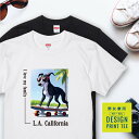 愛犬 Tシャツ 犬 イタリアン グレーハウンド ブラック スケボー 西海岸 スクエア プリント 半袖 服 プレゼント 誕生日 父の日 母の日 敬老の日 ギフト ...