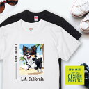 愛犬 Tシャツ 犬 シェットランドシープドッグ ブラック ホワイト 散歩 西海岸 スクエア プリント 半袖 服 プレゼント 誕生日 父の日 母の日 敬老の日 ギ...