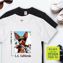 愛犬 Tシャツ 犬 ミニチュアピンシャー チョコ タン バイク 西海岸 スクエア プリント 半袖 服 プレゼント 誕生日 父の日 母の日 敬老の日 ギフト メンズ レディース カジュアル 大きい サイズ 有り ブランド シンプル 白 黒 アウトドア