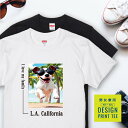 愛犬 Tシャツ 犬 ジャックラッセルテリア トライカラー 散歩 西海岸 スクエア プリント 半袖 服 プレゼント 誕生日 父の日 母の日 敬老の日 ギフト メン...