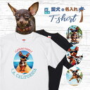愛犬 名入れ Tシャツ 犬 ミニチュアピンシャー チョコ タン 選べる デザイン 西海岸 カレッジ プリント 半袖 服 プレゼント 誕生日 父の日 母の日 敬老の日 ギフト メンズ レディース カジュアル 大きい サイズ 有り ブランド シンプル 白 黒 アウトドア