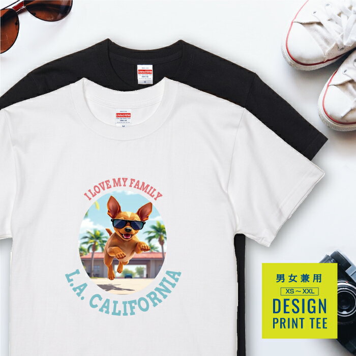 犬 tシャツ 半袖 ミニチュアピンシャー レッド 散歩 西海岸 カレッジ メンズ レディース ユニセックス ..