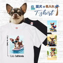 愛犬 名入れ Tシャツ 犬 スムースコート チワワ チョコ 選べる デザイン 西海岸 スクエア プリント 半袖 服 プレゼント 誕生日 父の日 母の日 敬老の日 ギフト メンズ レディース カジュアル 大きい サイズ 有り ブランド シンプル 白 黒 アウトドア