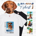 愛犬 名入れ Tシャツ 犬 ハンガリアン ビズラ ゴールデン レッド 選べる デザイン 西海岸 スクエア プリント 半袖 服 プレゼント 誕生日 父の日 母の日...