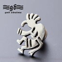 シルバー 925 ピアス 片耳 ココペリ シルエット モチーフ お守り 金運 開運 アクセサリー インディアン ジュエリー メンズ レディース ユニセックス 本物 正規品 good vibrations スターリング シルバー ブランド グッドバイブレーションズ