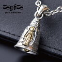 【無料チェーン付き】シルバー 925 ネックレス ペンダント トップ ヘッド 聖母 マリア ベル 鐘 鈴 お守り シンプル アクセサリー インディアン ジュエリー メンズ レディース 本物 正規品 good vibrations スターリング シルバー ブランド グッドバイブレーションズ