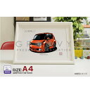【マグカップ もOK】 車 イラスト スズキ イグニス 車好き プレゼント 選べる フレーム グルービー SUZUKI ignis 納車 祝い オリジナル オー...