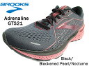 人気商品　BROOKS ブルックス　BRW 3292　ADRENALINE GT21 BLACK/BLACKENED PEARL/NOCTURNE 超人気商品!!　ウィメンズ　レディース　スポーツ　ランニングシューズ　ジョギング 通学　通勤