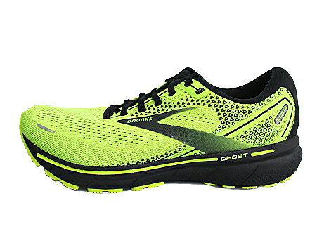 超人気商品!!　BROOKS ブルックス　BRM3693　Ghost 14　ゴースト14　イエローグリーンメンズ　スポーツ　ランニングシューズ　ジョギング　通学　スニーカー