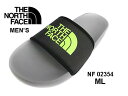 楽天くつ　雑貨　ケアママ　Care Mom送料無料【THE NORTH FACE ザ・ノース・フェイス　ベースキャンプ　スライド III NF02354 ML メルドグレー×LEDイエロー】　BASE CAMP SLIDE III 　シャワーサンダル　夏　サンダル　メンズ　プール　レジャー　